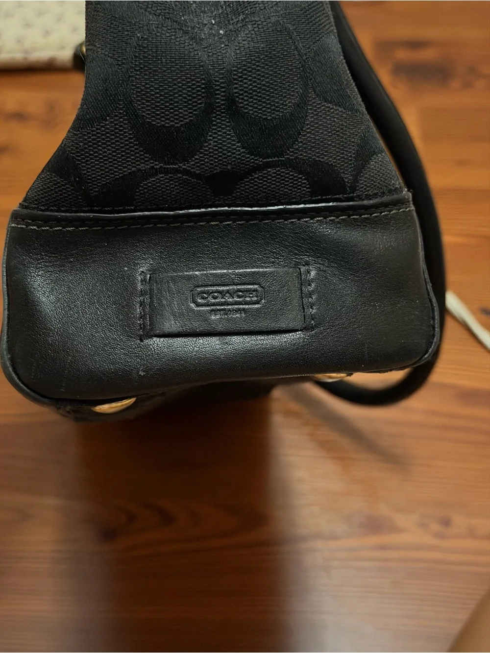 Black Hamptons carryall handbag